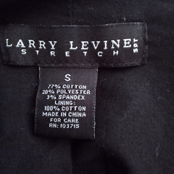 LARRY LEVINE CHARCOAL CROPPED JACKET SZ.S EUC - Picture 5 of 6